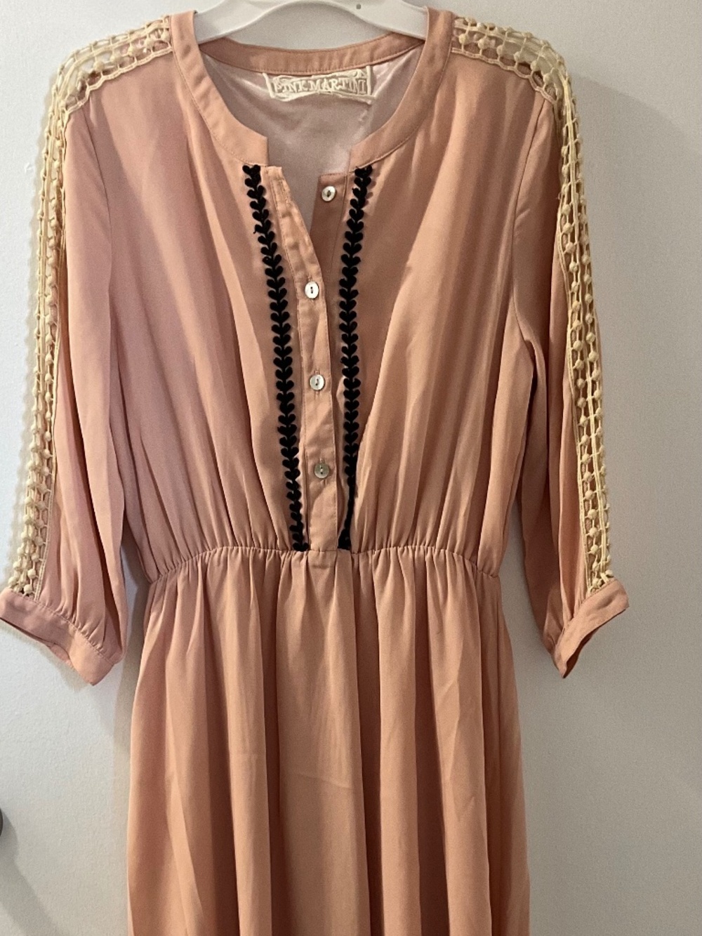 Pink Martini Pale Pink Midi dress